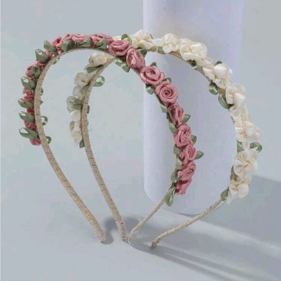 Two Flower Headbands - Picture 1 of 3